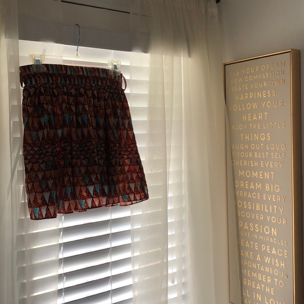 LOSANGELOS / FLOWY BOHO PRINTED SKIRT